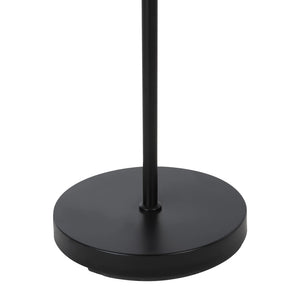 Lampe sur pied en fer noir mat 56,75 po - Notingham