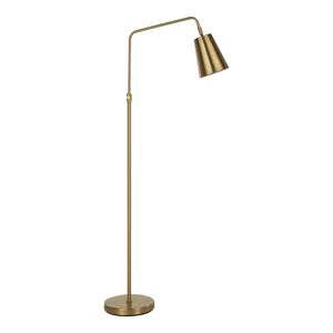 Lampe sur pied en fer laiton brossé 56,75 po - Vidura