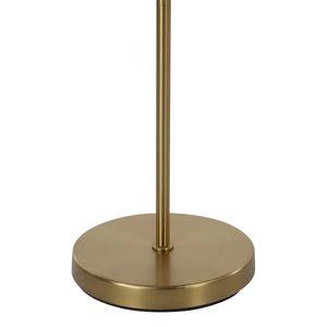Lampe sur pied en fer laiton brossé 56,75 po - Vidura