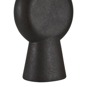 Lampe de table en résine fini pierre noire 30 po - Fierra