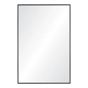 Miroir avec un cadre en fer noir 24 x 36 po - Reynolds