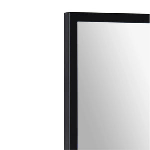 Miroir avec un cadre en fer noir 24 x 36 po - Reynolds