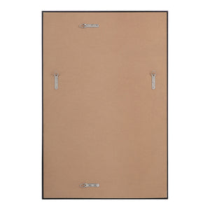 Miroir avec un cadre en fer noir 24 x 36 po - Reynolds