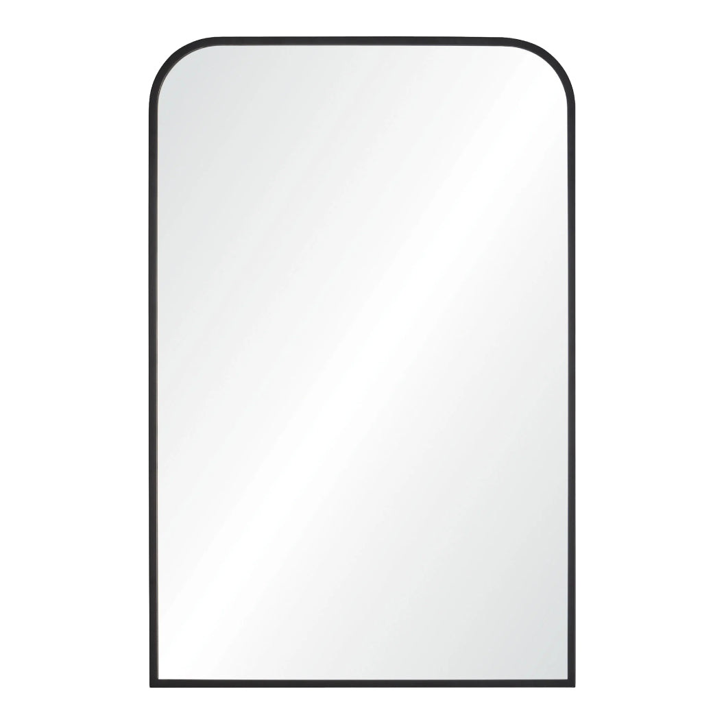 Miroir avec un cadre en fer noir mat 24 x 36 po - Jackline