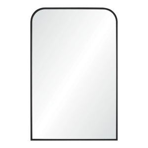 Miroir avec un cadre en fer noir mat 24 x 36 po - Jackline