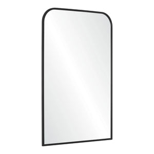 Miroir avec un cadre en fer noir mat 24 x 36 po - Jackline