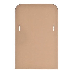 Miroir avec un cadre en fer noir mat 24 x 36 po - Jackline