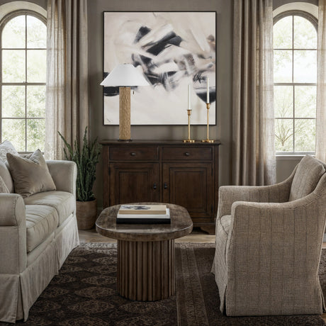 Toile 45 x 45 po dans un cadre noir - Clary