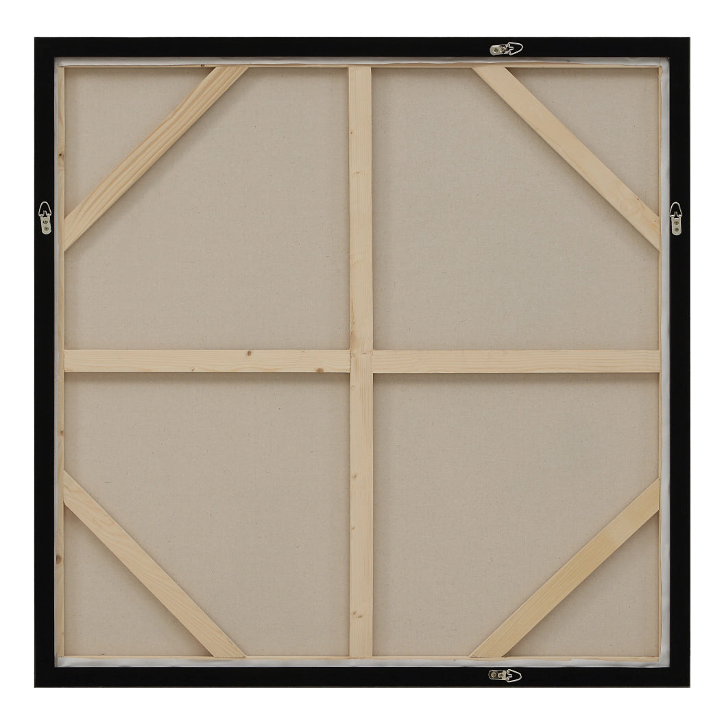 Toile 45 x 45 po dans un cadre noir - Clary