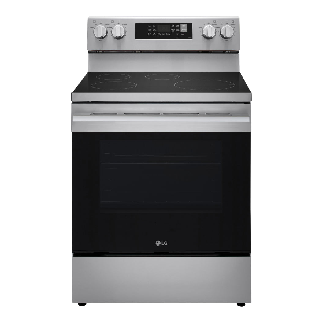 Cuisinière à induction 30 po, 6,3 pi³ Inox avec convection Probake, Air Fry et Wi-Fi