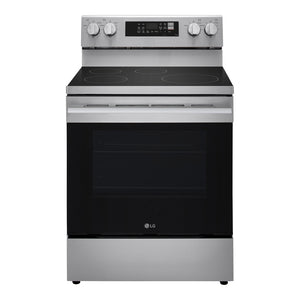 Cuisinière à induction 30 po, 6,3 pi³ Inox avec convection Probake, Air Fry et Wi-Fi