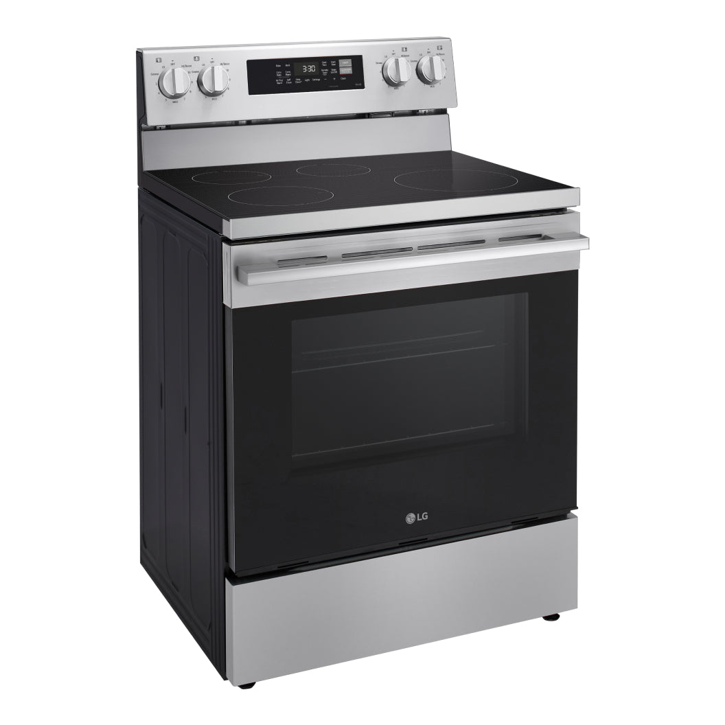 Cuisinière à induction 30 po, 6,3 pi³ Inox avec convection Probake, Air Fry et Wi-Fi