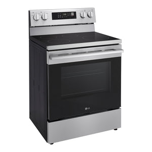 Cuisinière à induction 30 po, 6,3 pi³ Inox avec convection Probake, Air Fry et Wi-Fi