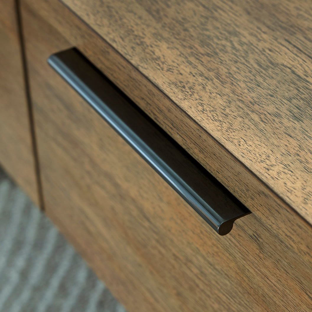 Table basse en placage/MDF brun clair avec plateau relevable - Montia