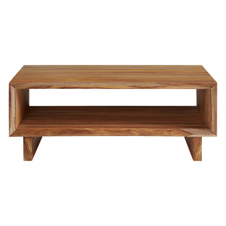 Table basse en bois/MDF brun naturel - Dressonni