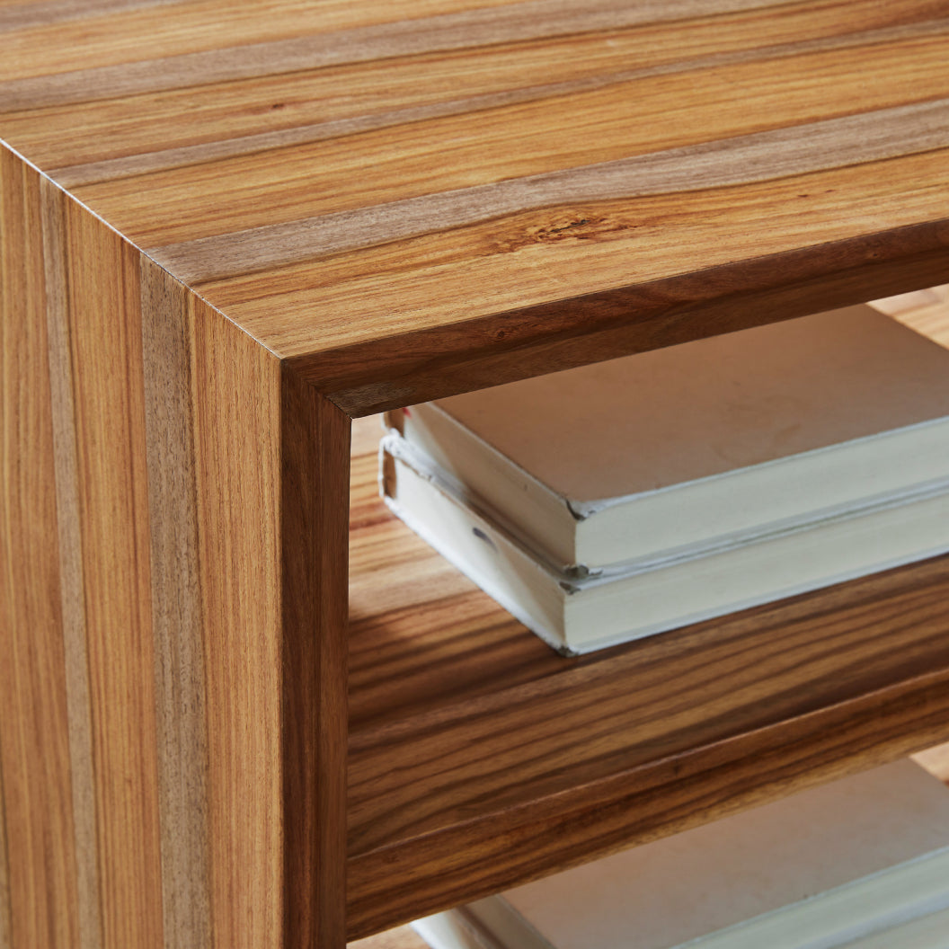 Table de bout en bois/MDF brun naturel - Dressonni