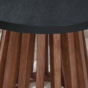 Table de bout en bois/MDF bicolore - Kallari