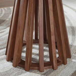 Table de bout en bois/MDF bicolore - Kallari
