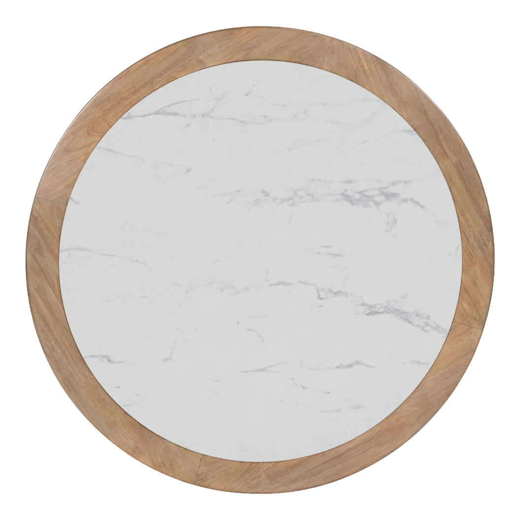 Table basse en mélamine/bois brun clair - Camdill
