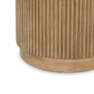 Table basse en mélamine/bois brun clair - Camdill