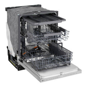 Lave-vaisselle encastrable 24 po, 46 dBA Inox 3 paniers avec QuadWash™ Pro et AutoVentDry™