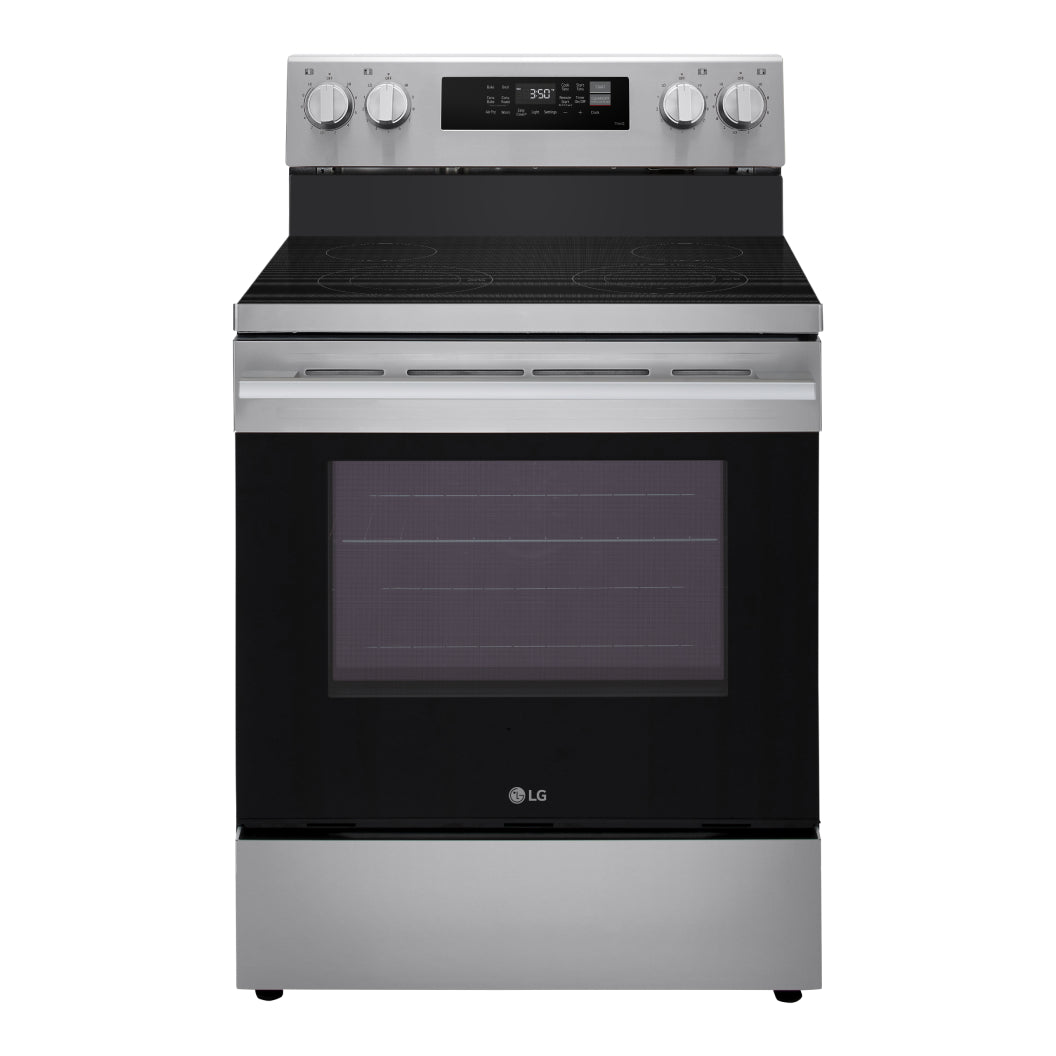 Cuisinière électrique 30 po, 6,3 pi³ Inox avec convection Probake, Air Fry et EasyClean