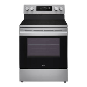 Cuisinière électrique 30 po, 6,3 pi³ Inox avec convection Probake, Air Fry et EasyClean