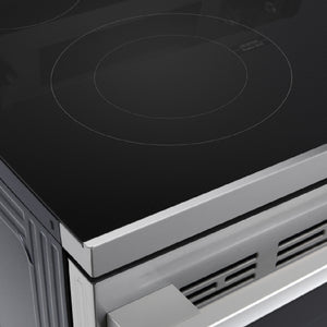 Cuisinière électrique 30 po, 6,3 pi³ Inox avec convection Probake, Air Fry et EasyClean