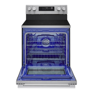 Cuisinière électrique 30 po, 6,3 pi³ Inox avec convection Probake, Air Fry et EasyClean