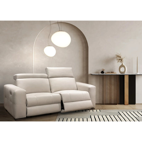 Sofa condo inclinable motorisé en tissu - Dante