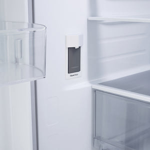 Réfrigérateur porte française à profondeur comptoir 36 po, 32 pi³ 3 portes Inox avec distributeur d'eau interne