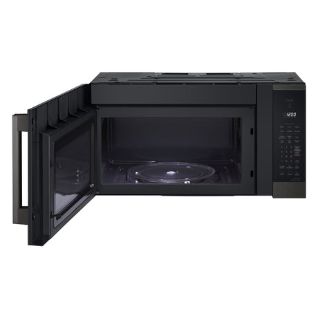 Micro-ondes à hotte intégrée 30 po, 1,8 pi³ Inox noir avec WideView et EasyClean