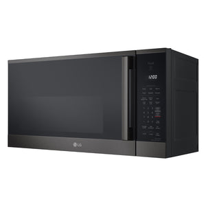 Micro-ondes à hotte intégrée 30 po, 1,8 pi³ Inox noir avec WideView et EasyClean