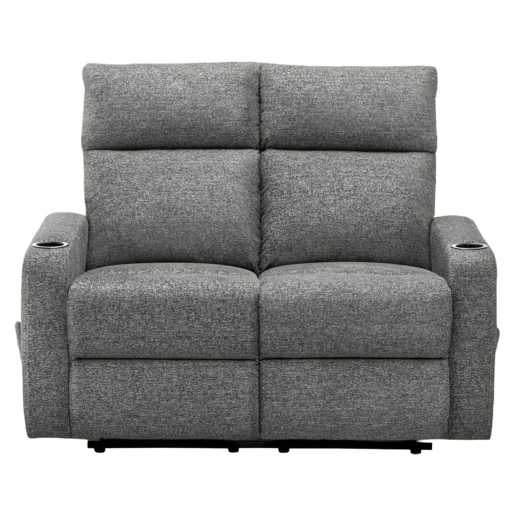 Causeuse inclinable en tissu ou aspect cuir