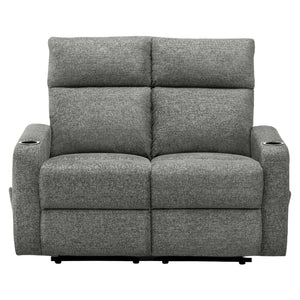 Causeuse inclinable en tissu ou aspect cuir