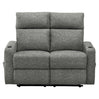 Causeuse inclinable en tissu ou aspect cuir
