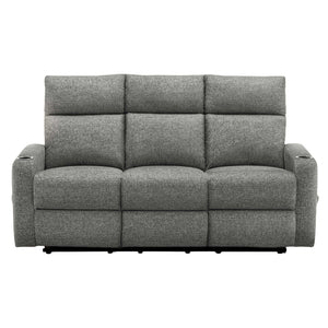 Sofa inclinable en tissu ou aspect cuir