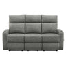 Sofa inclinable en tissu ou aspect cuir