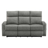 Sofa inclinable en tissu ou aspect cuir