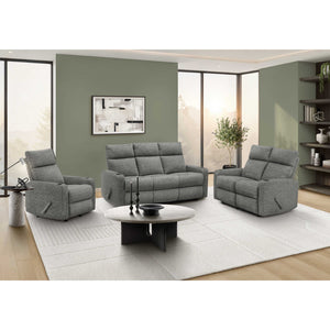 Sofa inclinable en tissu ou aspect cuir