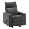 Fauteuil berçant et inclinable en tissu ou aspect cuir