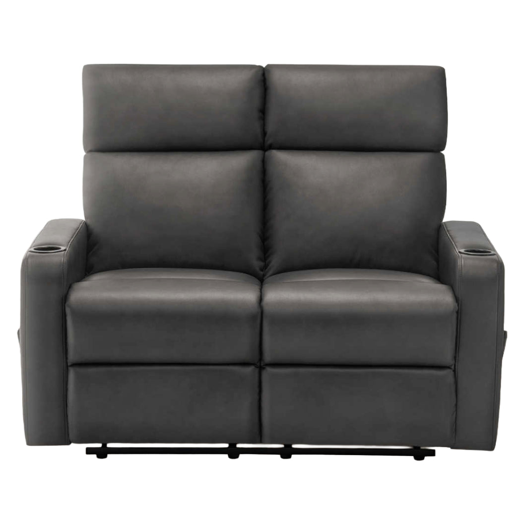 Causeuse inclinable en tissu ou aspect cuir