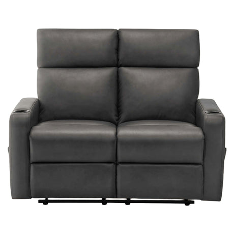 Causeuse inclinable en tissu ou aspect cuir