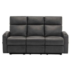 Sofa inclinable en tissu ou aspect cuir