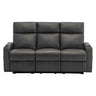 Sofa inclinable en tissu ou aspect cuir