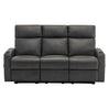 Sofa inclinable en tissu ou aspect cuir