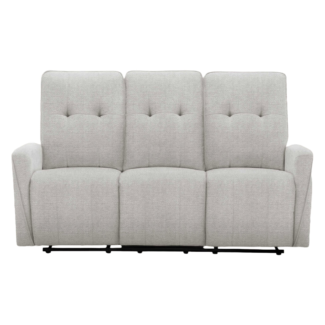 Sofa motorisé en tissu avec ports USB intégrés