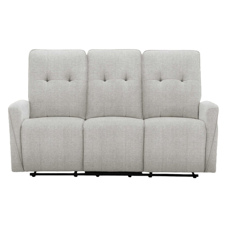 Sofa motorisé en tissu avec ports USB intégrés