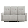 Sofa motorisé en tissu avec ports USB intégrés