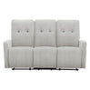 Sofa motorisé en tissu avec ports USB intégrés